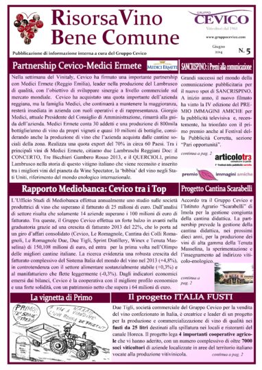 Risorsa Vino Bene Comune 2014 nr. 5