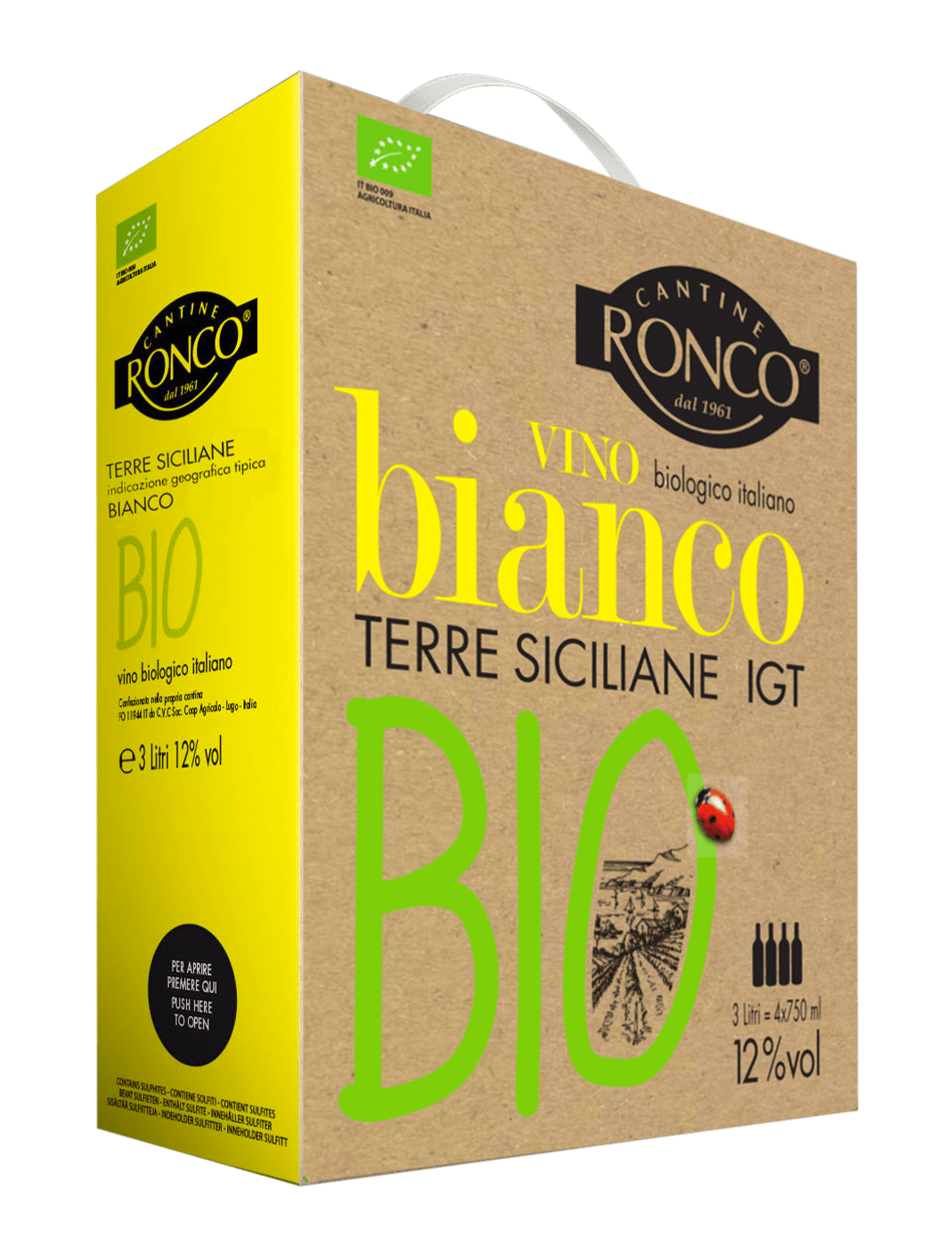 vinter faglært Snuble Bianco Terre Siciliane IGT Biologico - Terre Cevico