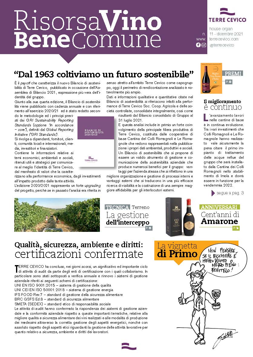 Risorsa Vino Bene Comune 2021 nr. 3